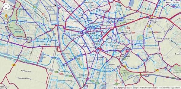 Heatmap Strava Utrecht